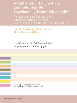 cover image of Affekt – Gefühl – Emotion